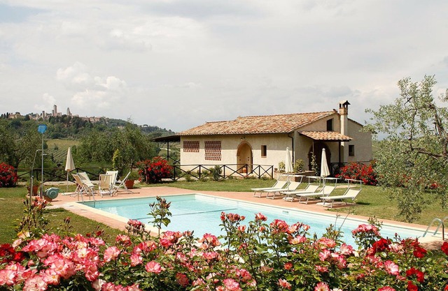 Villa en posición panorámica en San Gimignano