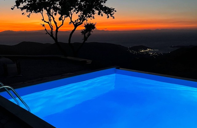 Villa Keanna en Kea Island - Increíble vista del atardecer