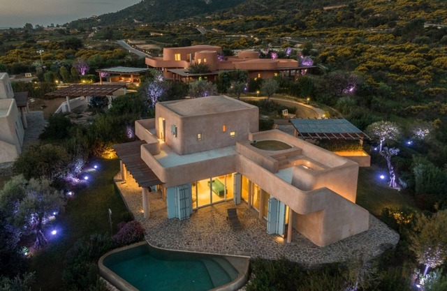 Villa Luxi, pool and panoramic Jacuzzi