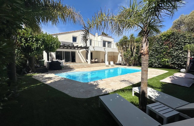 Villa 130m2, St Cyprien Plage 700m, piscina climatizada, tranquila, aire acondicionado