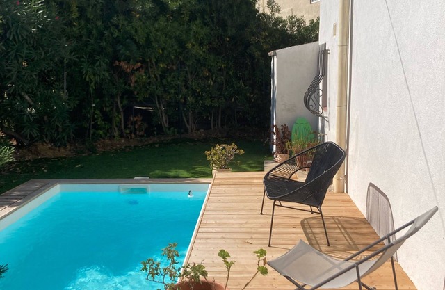 Pool villa on the beach - Corsica