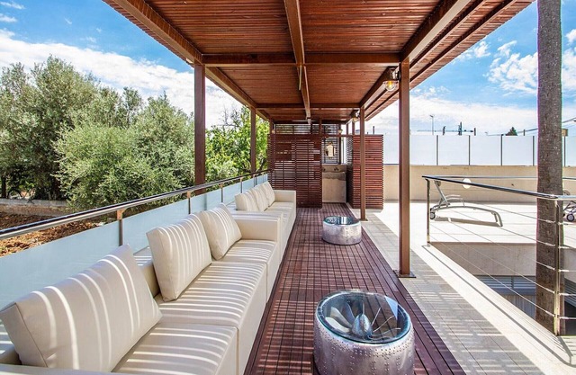 Villa con piscina de agua salada