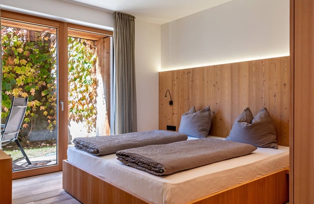 Vista Dolomites apartamento "Vitality" con vistas a la montaña, jardín privado y Wi-Fi