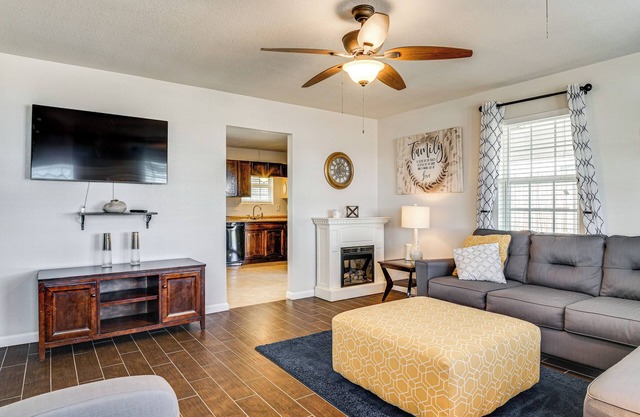 Walk to Town: Home w/ Yard in Brenham!