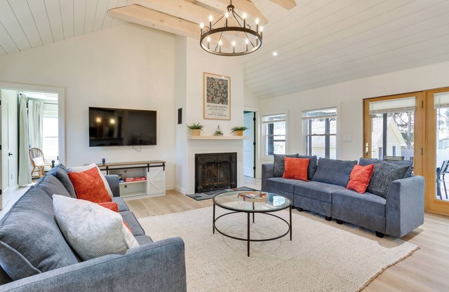 Walk to White Lake: Family Home w/ Deck & BBQ