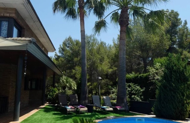 Washingtonia Villa near Sitges