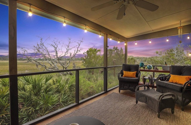 Waterfront Fripp Island Escape w/Stunning Sunsets
