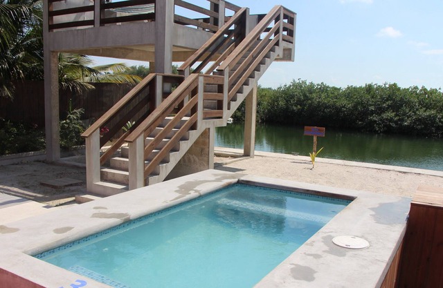 Waterfront Oasis w/ Pool & 20ft Raised Deck, WiFi, A/C All Rooms - No Clean Fee