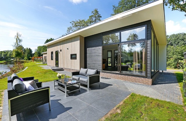 Chalet con puertas correderas cerca de Lochem