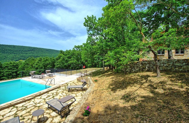 Estupenda casa de vacaciones privada con A/C, piscina privada, WIFI, vista panorámica, aparcamiento