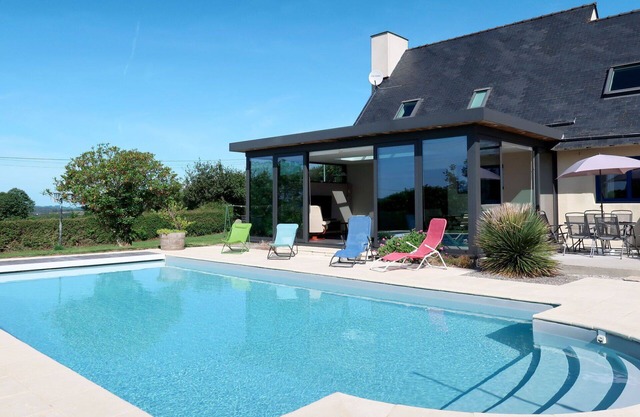 Preciosa casa de vacaciones privada con WIFI, piscina privada, TV, terraza y vista panorámica