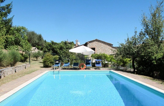 Casa de vacaciones privada con piscina privada, WIFI, TV, terraza, vista panorámica, aparcamiento