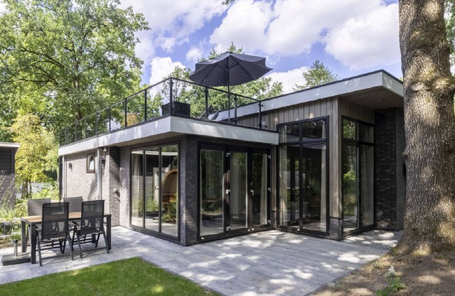 Chalet de lujo junto al bosque y vistas