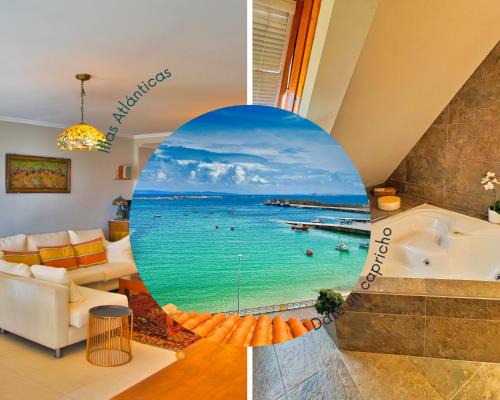 Aguino Apartamento | Ático con la mejor terraza de Aguiño y vistas