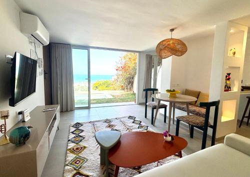 Sidi Abdel Aziz Apartamento | Écrin bleu - Vue mer & piscine
