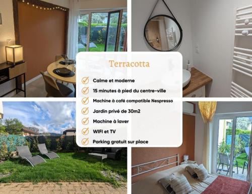 Thonon-les-Bains Apartamento | Élégant et calme avec clim et jardin privé - Appartement Terracotta