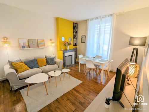 Chateaudun-Bannier Apartamento | Ô plaisir des sens * Jardin * Parking * Plain-pied