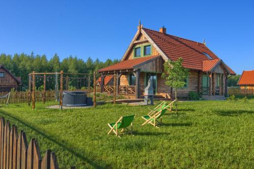 Ryn Casa | Żuraw - Mazurska Chata z Jacuzzi
