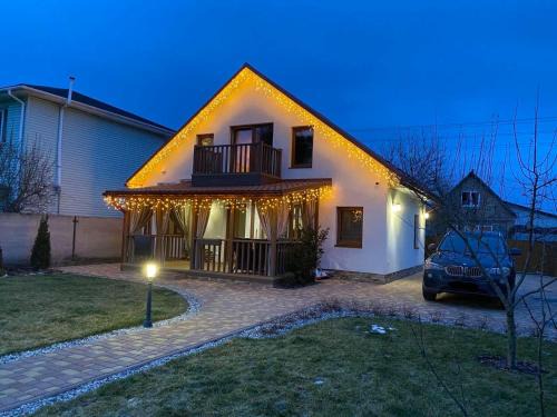 Hlibivka Casa | Заміський будинок з каміном та ванною з панорамним видом в ліс