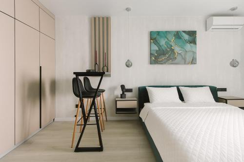 Darnyckyj Apartamento | Квартира з панорамними вікнами на озеро