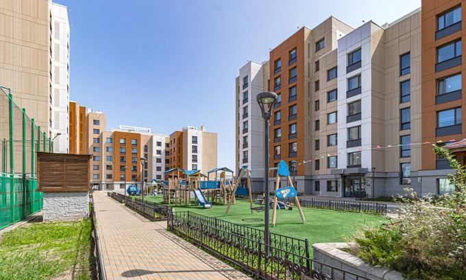 Yesil District Apartamento | Уютная квартира. С закрытым двором и круглосуточной охраной В 10 минут до ТРЦ