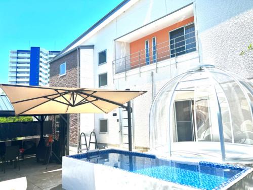 Shirahama Apartamento | バブルハウス付き!白良浜徒歩10分!プール付き!BBQ雨でも可能!貸切!浅築5LDk