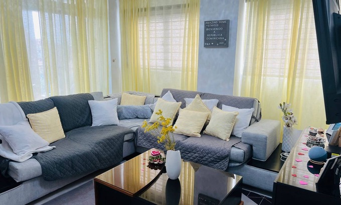 Ensanche Ozama Apartamento | 🔑ꜱᴇʟꜰ-ᴄʜᴇᴄᴋɪɴɢ+ꜰᴀꜱᴛ-ɴᴇᴛ+ᴀʟᴇxᴀ+ꜱᴍᴀʀᴛ-tᴠ+ᴀ/ᴄ+ᴴᵒᵗʷᵃᵗᵉʳ🚿