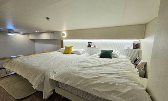 Yongin Apartamento | 감성복층 주차무료 빔프로젝트 스탠바이미 명지대5분 용인대 에버랜드 용인민속촌 역북지구내 역북동 용인시청