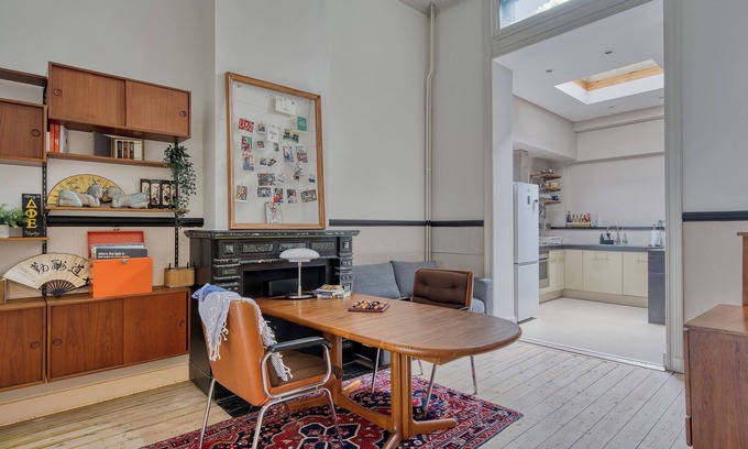 Brussels Apartamento | 0)Vintage Heaven 55m2 w/4.5 m ceiling Full kitchen