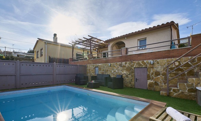 Lloret Blau Villa | 02FER1 - Casa con piscina privada en zona residencial