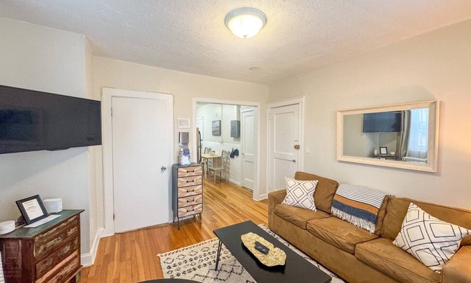 Brookline Apartamento | Reformado, a pie de Longwood, Fenway, Coolidge Corner, Brookline Vill, paquete, el transporte