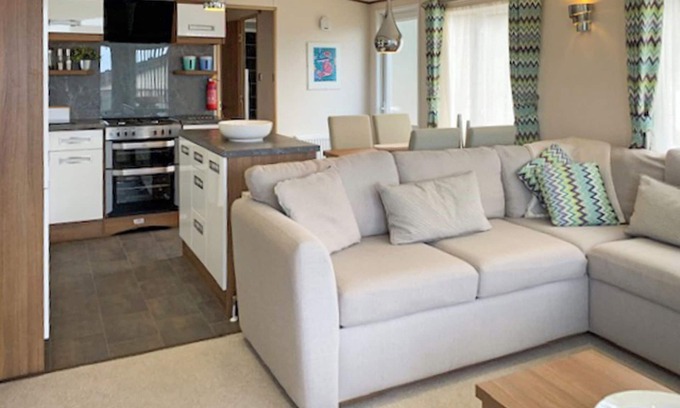 Tan-y-groes Chalet De Esquí | Alojamiento de 2 habitaciones en Tresaith Beach, Cardigan, Ceredigion