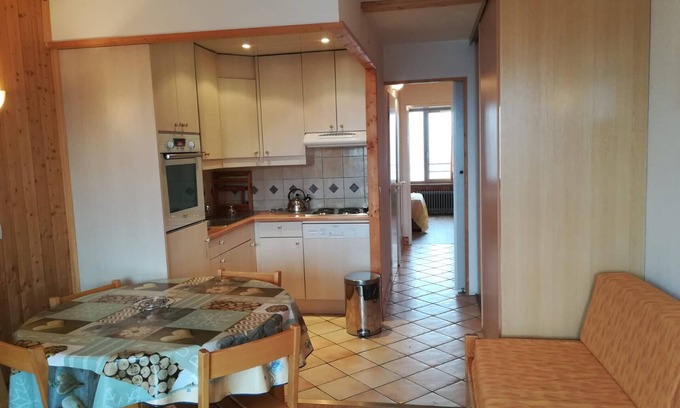 Val Claret Apartamento | Apartamento de 2 habitaciones a 500 m de las pistas con balcón