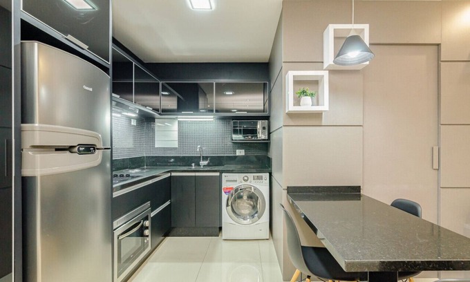 Matriz Apartamento | 1 bedroom elegant and sophisticated lifespace Curitiba