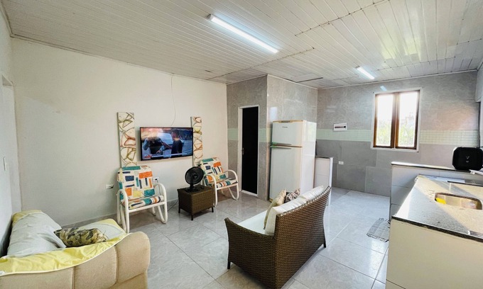 Vista Linda Casa | 1 BEDROOM HOUSE IN BERTIOGA FARMHOUSES BEAUTIFUL VIEW 2.5 km from the beach!