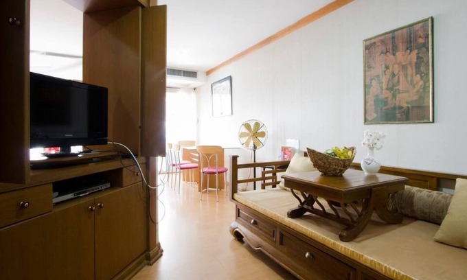Khlong Tan Condominio | 1 BR Oriental Decor @ BTS Phrom Phong - ¡Gran instalación!