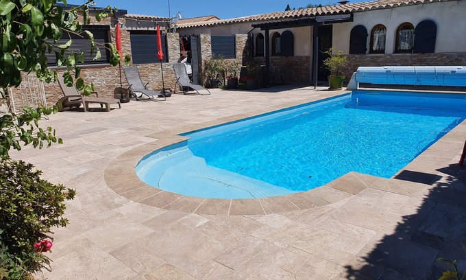 Canohes Villa | 1 cama doble 140 - 1 sofá cama para 2 - amueblado, totalmente equipado - 5 minutos Perpignan