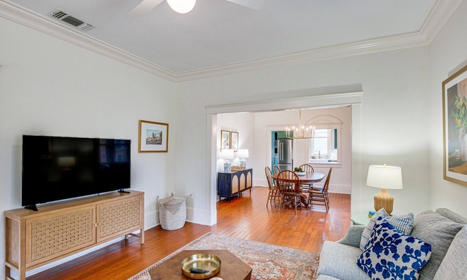 Tyler Casa | 1 Mi to Downtown Tyler: Historic Home w/ Porch!