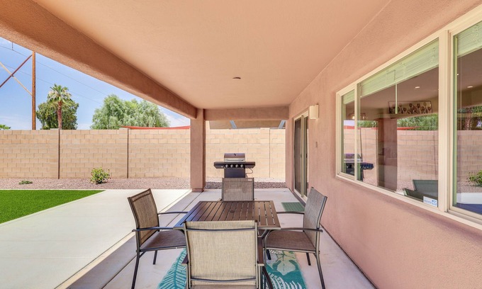 Fortuna Foothills Casa | 1 Mi to Golf Course: Yuma Oasis w/ Furnished Patio