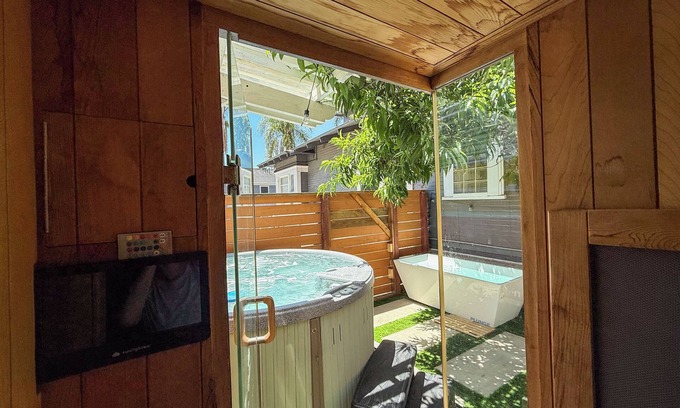 Golden Hill Apartamento | Casita–Hot Tub/Sauna/eBikes/Cold Plunge+Beach Gear