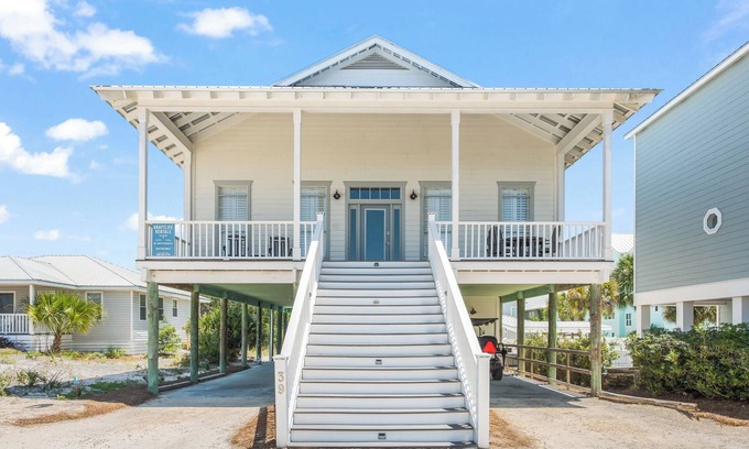 Grayton Beach Casa | Grayton Dunes - Vistas del Golfo y pasos de la playa