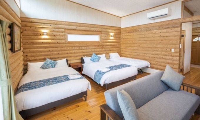 Miyakojima Casa | 1 night Log house with outdoor jacuzzi 3 beds / Miyakojima Okinawa