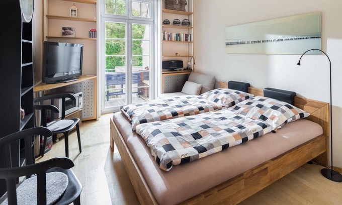 Norderney Apartamento | 1-room apartment furnished in natural tones