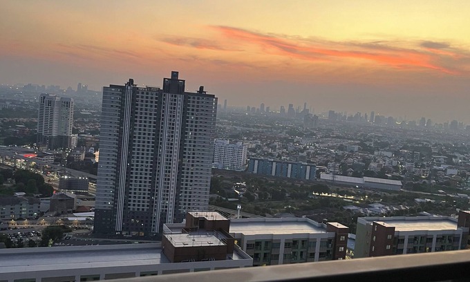 Suan Luang Condominio | #1 Summer sunshine 29sqm Room with AC, fitness room, WiFi, pool, washing machine