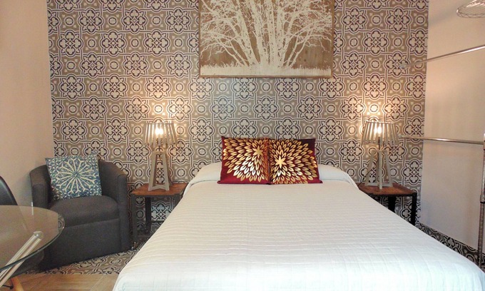 Coyoacan Apartamento | ¡A 10 min de Coyoacán! Habitación para 2 personas; sala, cocina y baño.