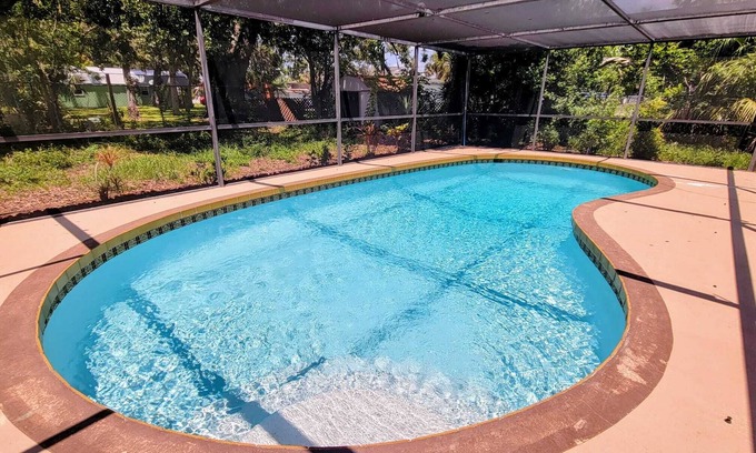 North Port Casa | 10 minutes to Mineral Springs w/large Pool and Pet Friendly!