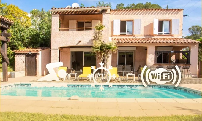 Valescure Villa | 105m² | swimming pool | 5 min from golf courses | close to cent