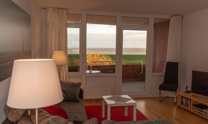 Innenhafen Apartamento | 129 Südstrand Nordsee FEWO - 129 Vivir en la playa sur con vistas al mar