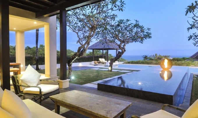 Ungasan Casa | Villa de 13 habitaciones con vista al mar Uluwatu;