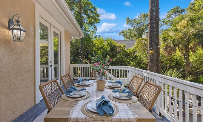 Palmetto Dunes Casa | 15 Heath Drive @ Palmetto Dunes | Private Pool | Bunk Room | 5 min to Beach |